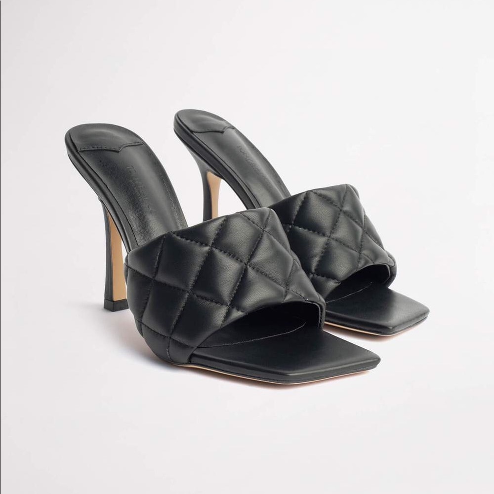 Tony Bianco Betty Sandals Black Sheep Nappa 7